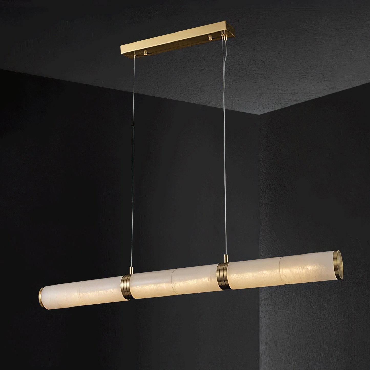 Alabaster Beam Pendant Light - Loonglight