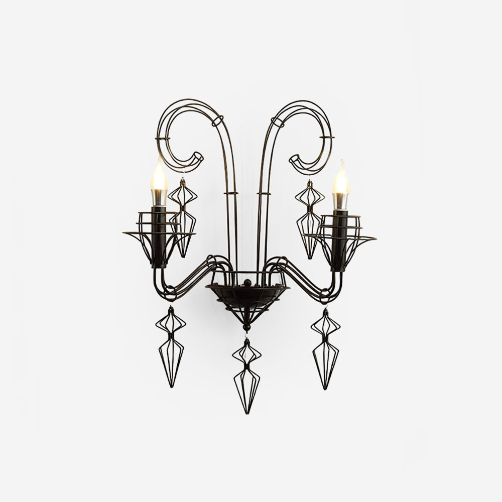 Baroque Vintage Iron Wall Lamp