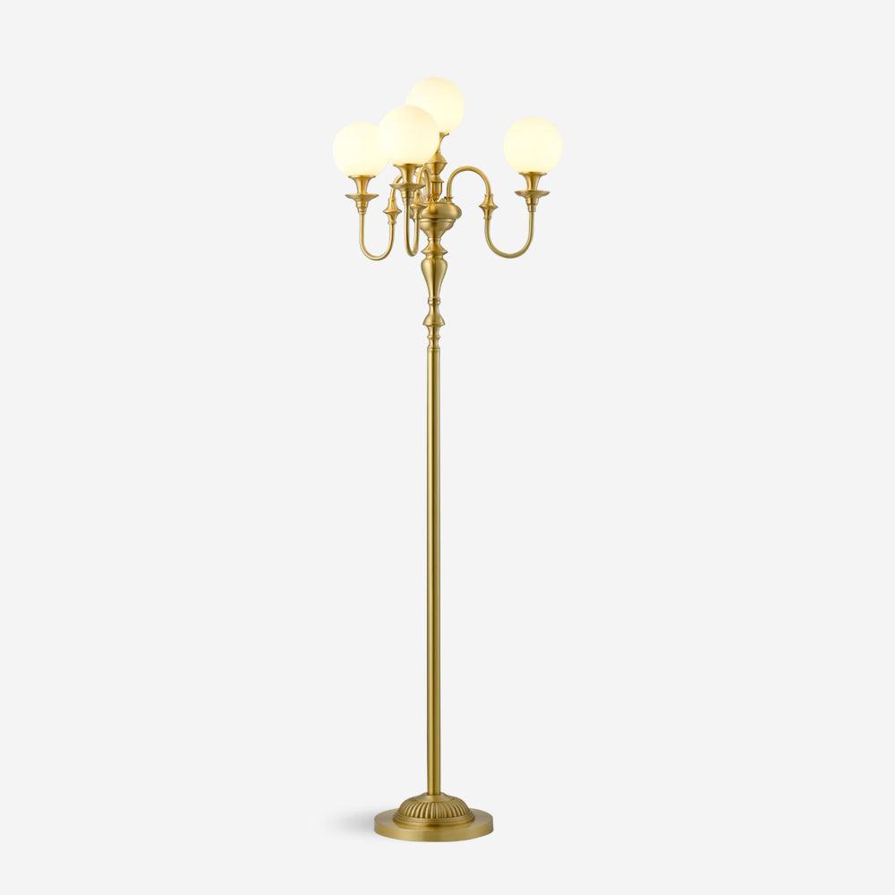 Beatty Brass Floor Lamp - Loonglight