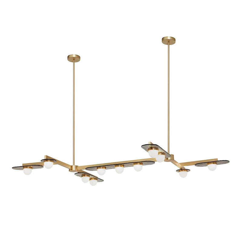 Linear Orbit Chandelier - Loonglight