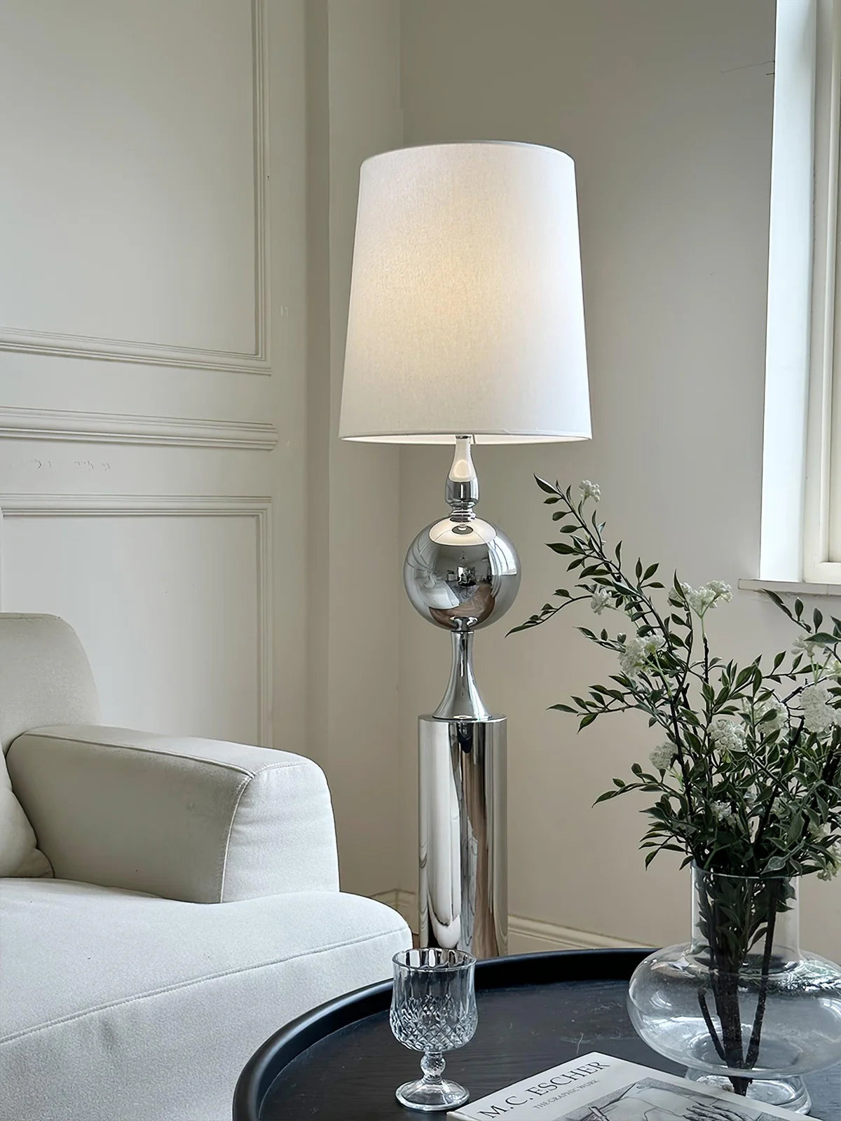 Chrome Bubble Floor Lamp - Loonglight