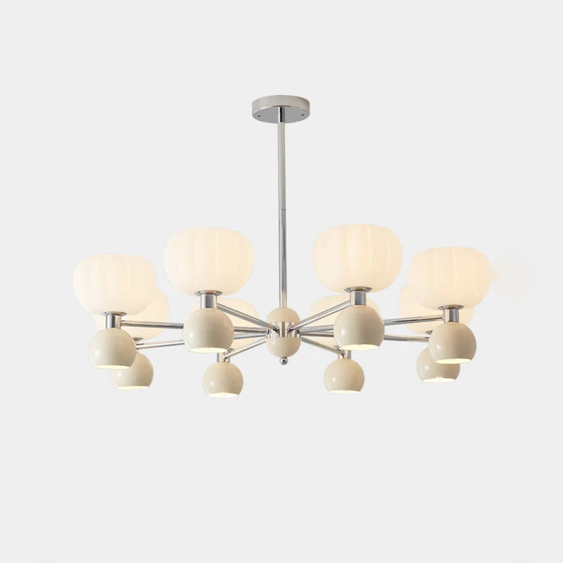 Cream Pumpkin Chandelier - Loonglight