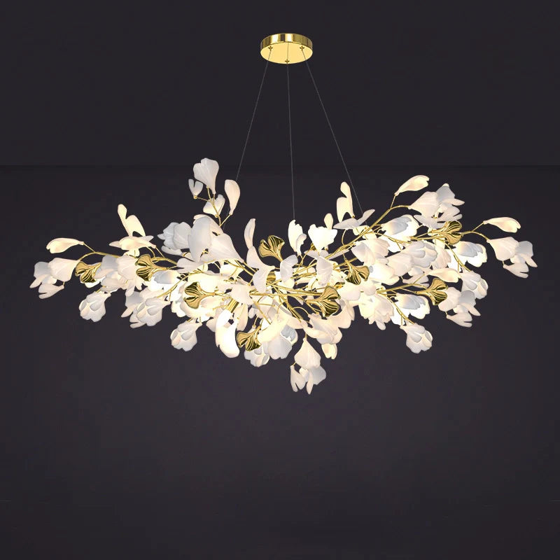 Ginkgo Chandelier B - Loonglight