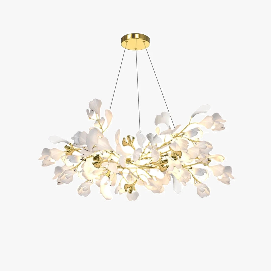 Ginkgo Chandelier C - Loonglight