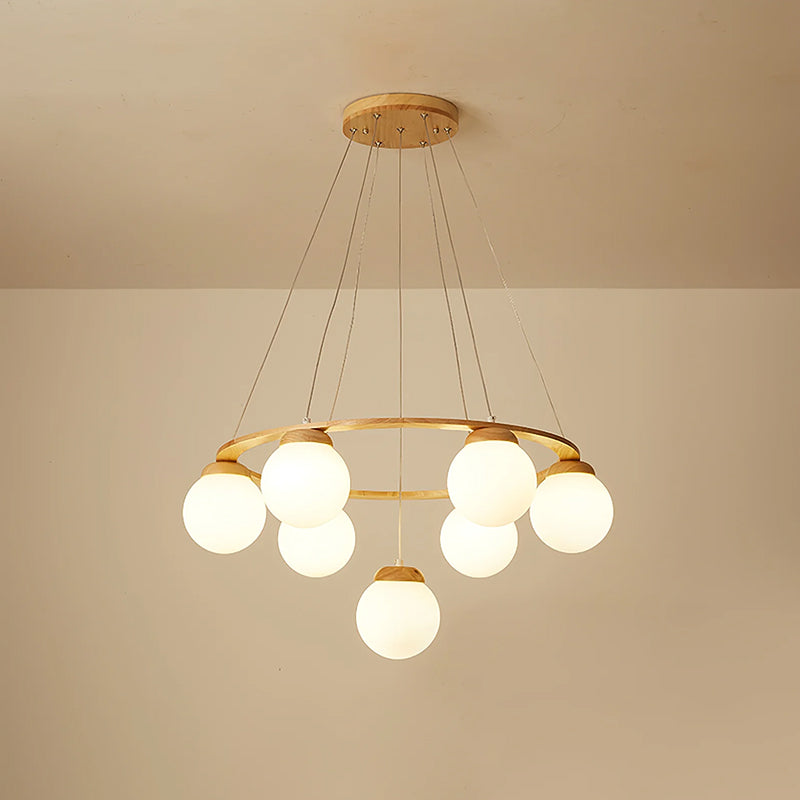 Glass Globe Chandelier - Loonglight