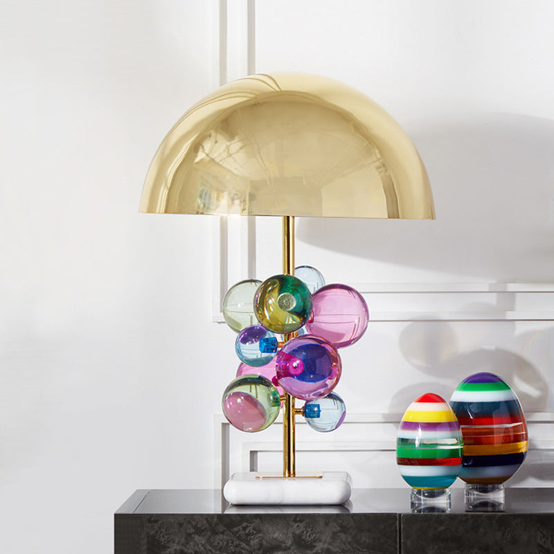 Modern Glass Globe Table Lamp - Loonglight