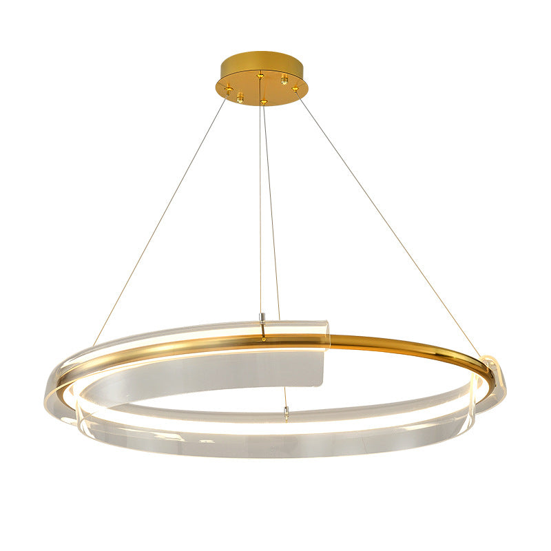Modern Gold Ring Chandelier - Loonglight