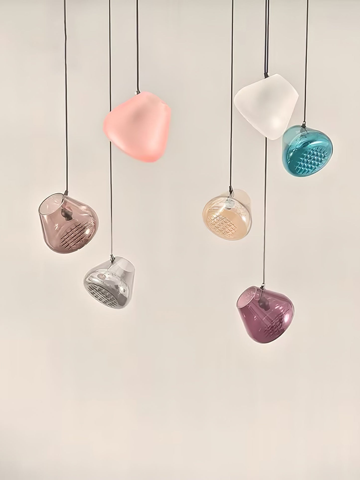 Candy Jar Glass Pendant Light