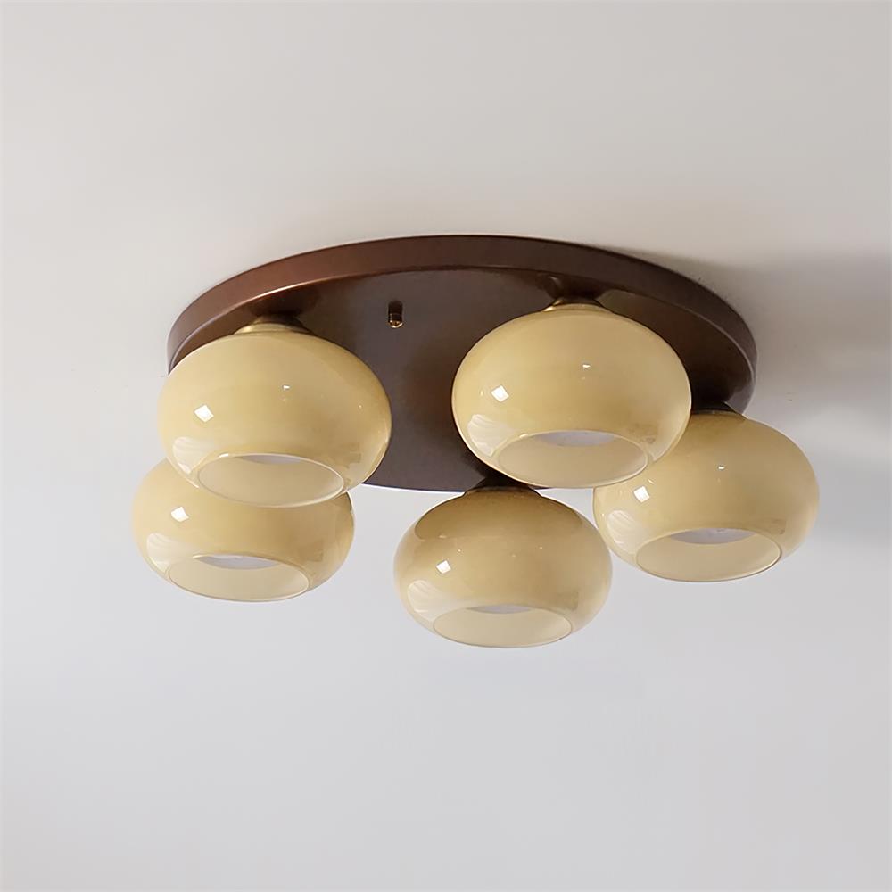 Hailie Glass Ceiling Light - Loonglight