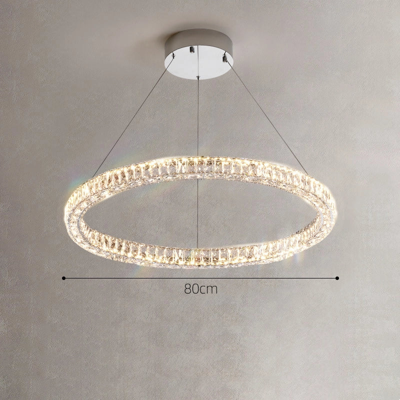 Halo Crystal Chandelier - Loonglight