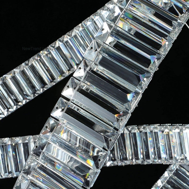 Loong Spiral Crystal Chandelier - Loonglight