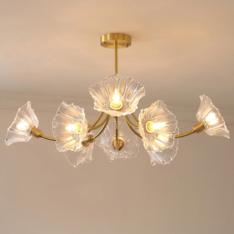 Lotus Leaf Ceiling Chandelier - Loonglight