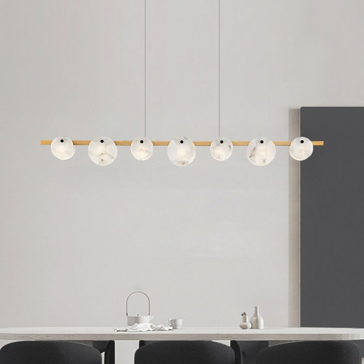 Lunar Glow Alabaster Chandelier - Loonglight