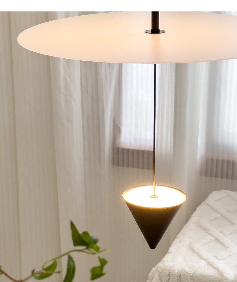Minimalist Flying Saucer Chandelier - Loonglight