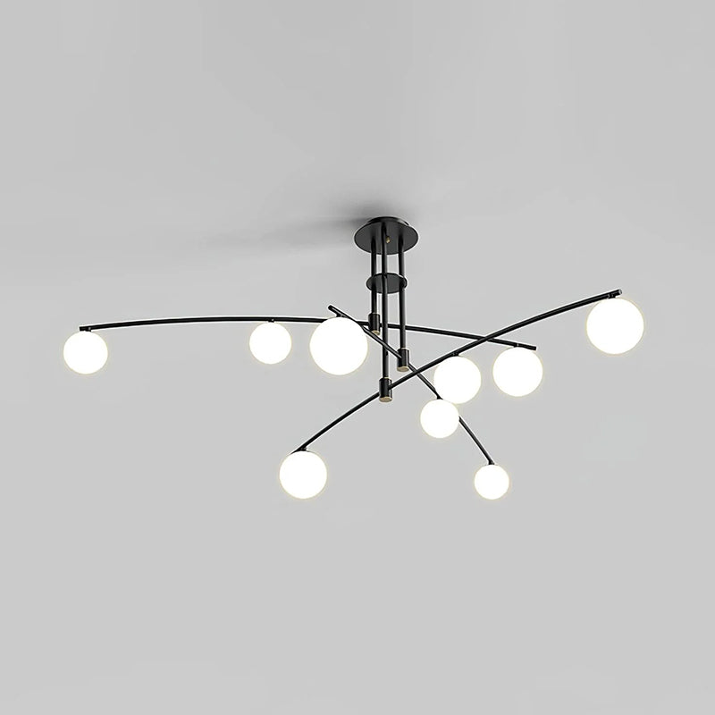 Modern Fishing Rod Chandelier - Loonglight
