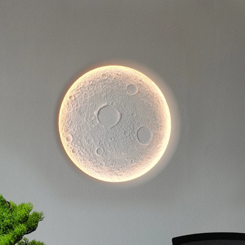 Moon Ring Plaster Wall Lamp - Loonglight
