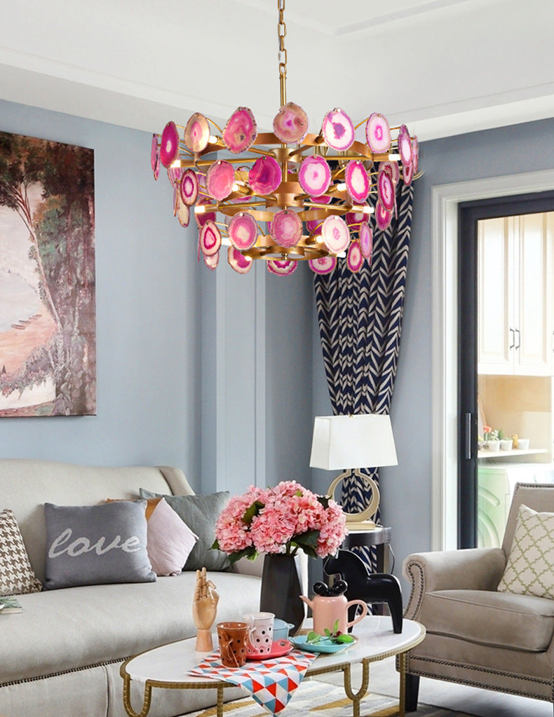 Pagoda Agate Chandelier - Loonglight
