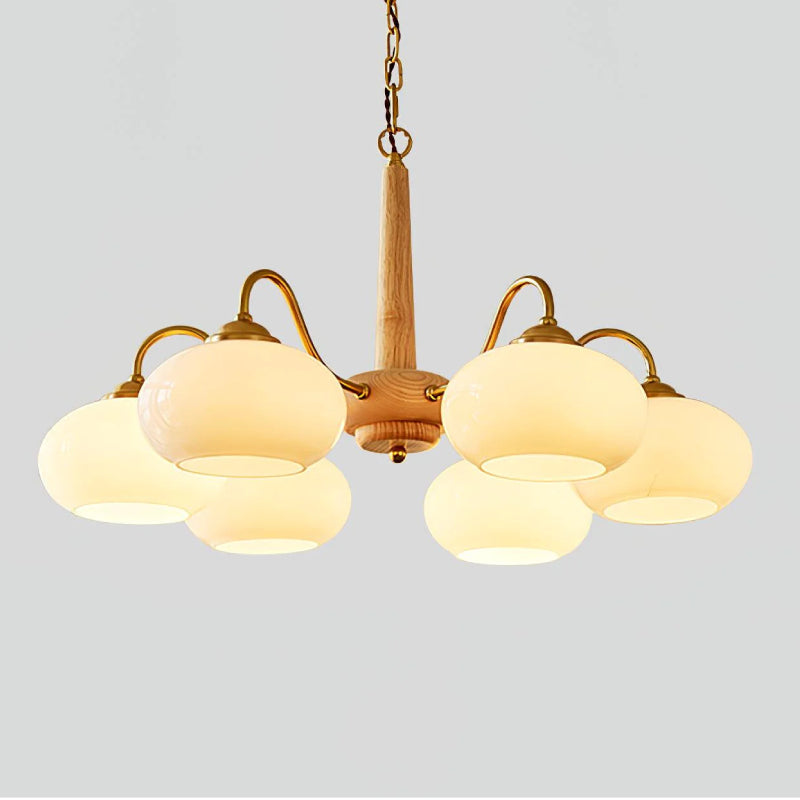 Persimmon Chandelier - Loonglight