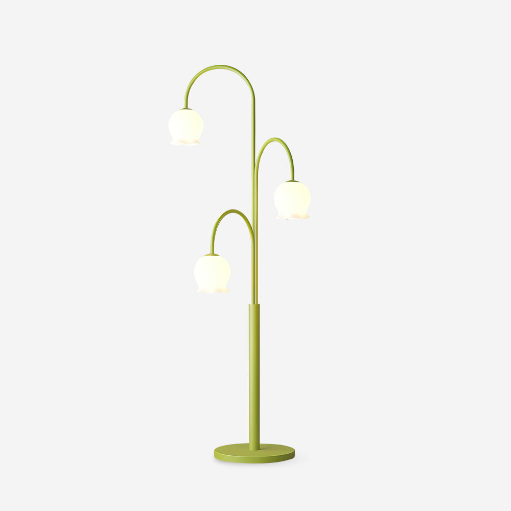 Green Jenavive Floor Lamp - Loonglight