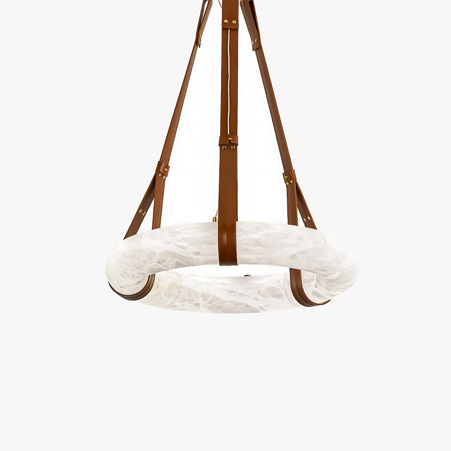 Regal Ring Alabaster Chandelier - Loonglight