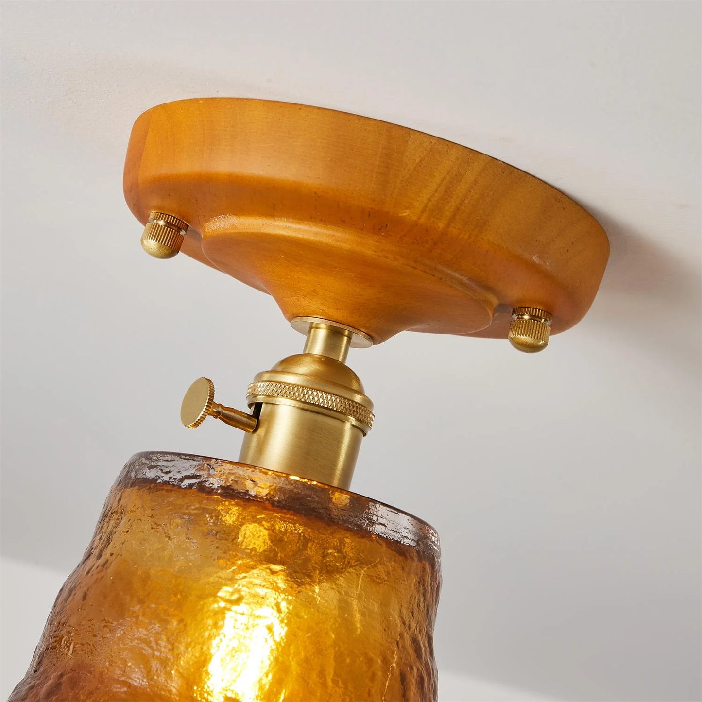 Rino Glass Ceiling Light - Loonglight