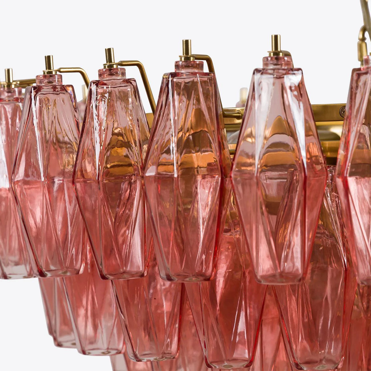 Rosetta Prism Murano Chandelier - Loonglight