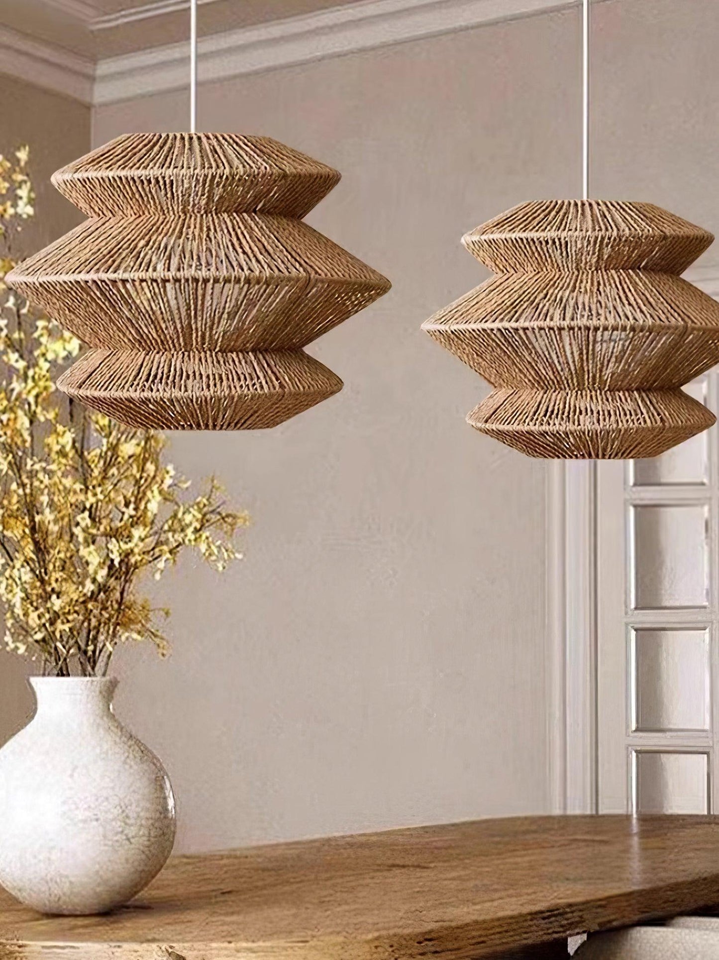 Suru Rattan Pendant Lamp - Loonglight