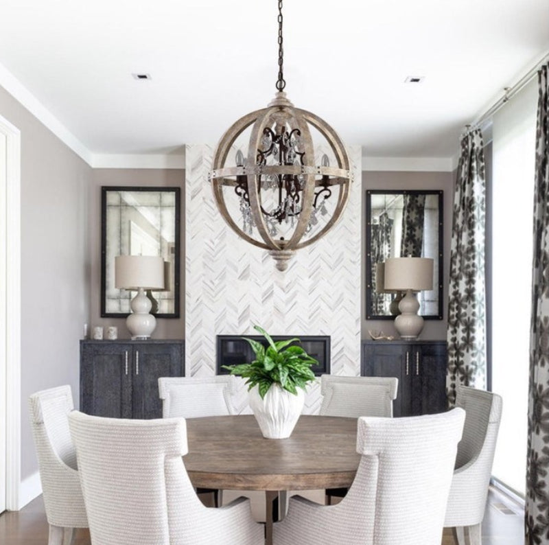 Vintage Globe Pendant Lamp - Loonglight