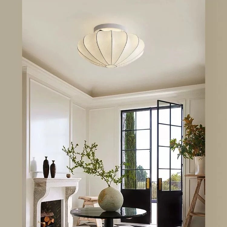 Wabi-Sabi Silk Ceiling Light - Loonglight