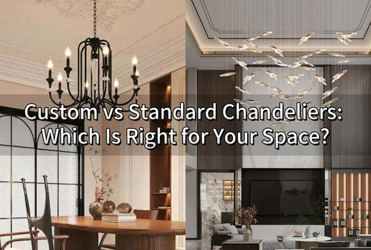 Custom vs. Standard Chandeliers: Which Is Right for Your Space?