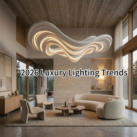 2026 Luxury Lighting Trends - Emotional Luxury and Sculptural Design