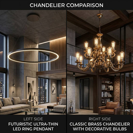 Integrated LED vs. Bulb Chandeliers: The Ultimate Guide to Choosing Your Chandelier’s Heart