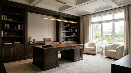 Productivity & Prestige: The Art of Lighting the Modern Luxury Home Office