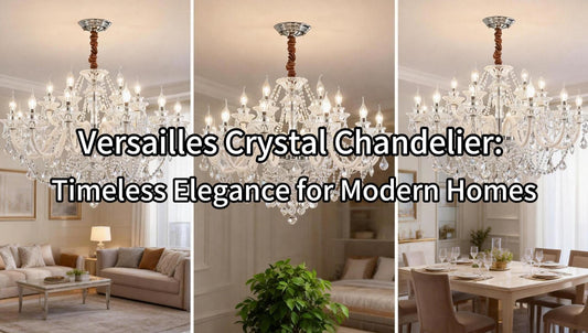 Versailles Crystal Chandelier: Timeless Elegance for Modern Homes