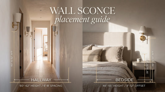 Wall Sconce Placement Rules: Height, Spacing, and Clearance Guide