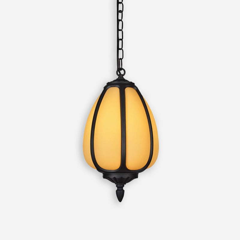 Vintage Pumpkin Pendant Lamp