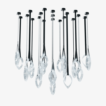 Origin Glass Leaf Chandelier - Loonglight