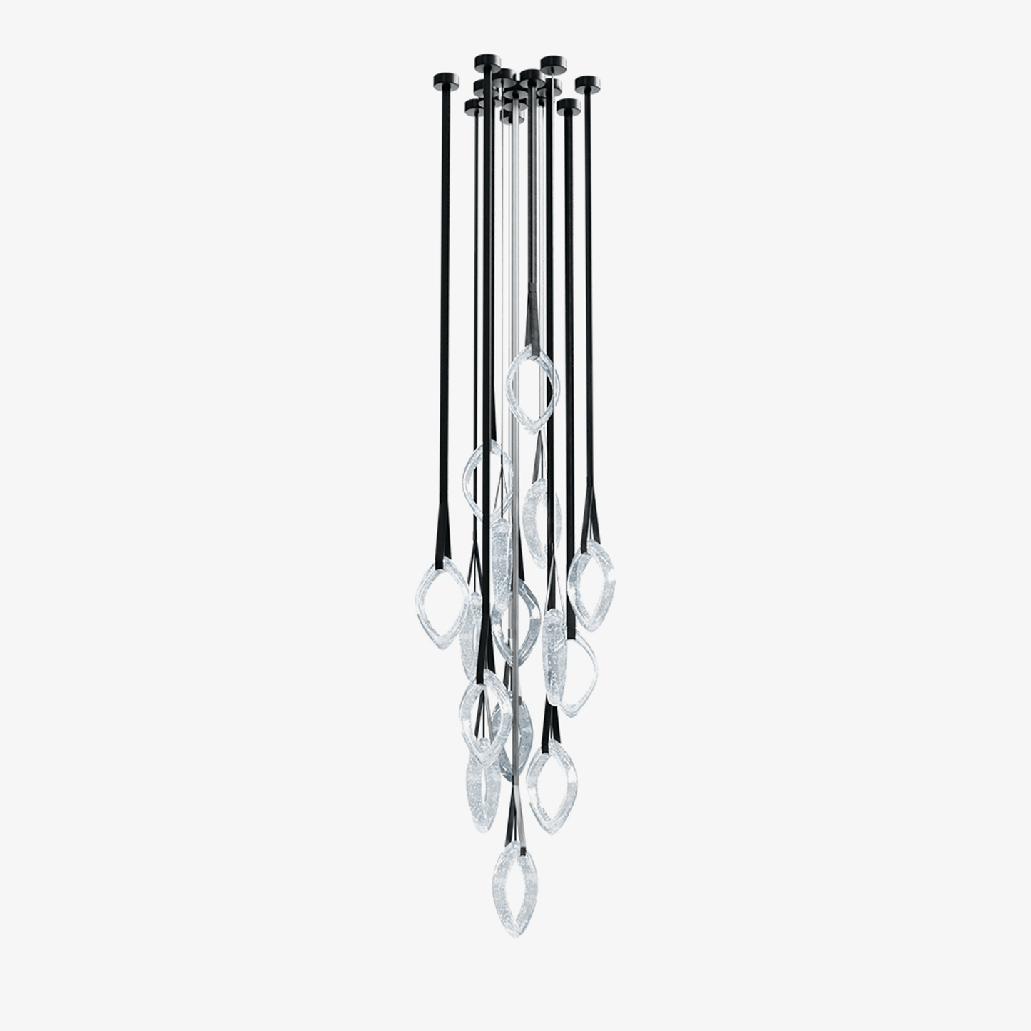 Origin Glass Leaf Chandelier - Loonglight