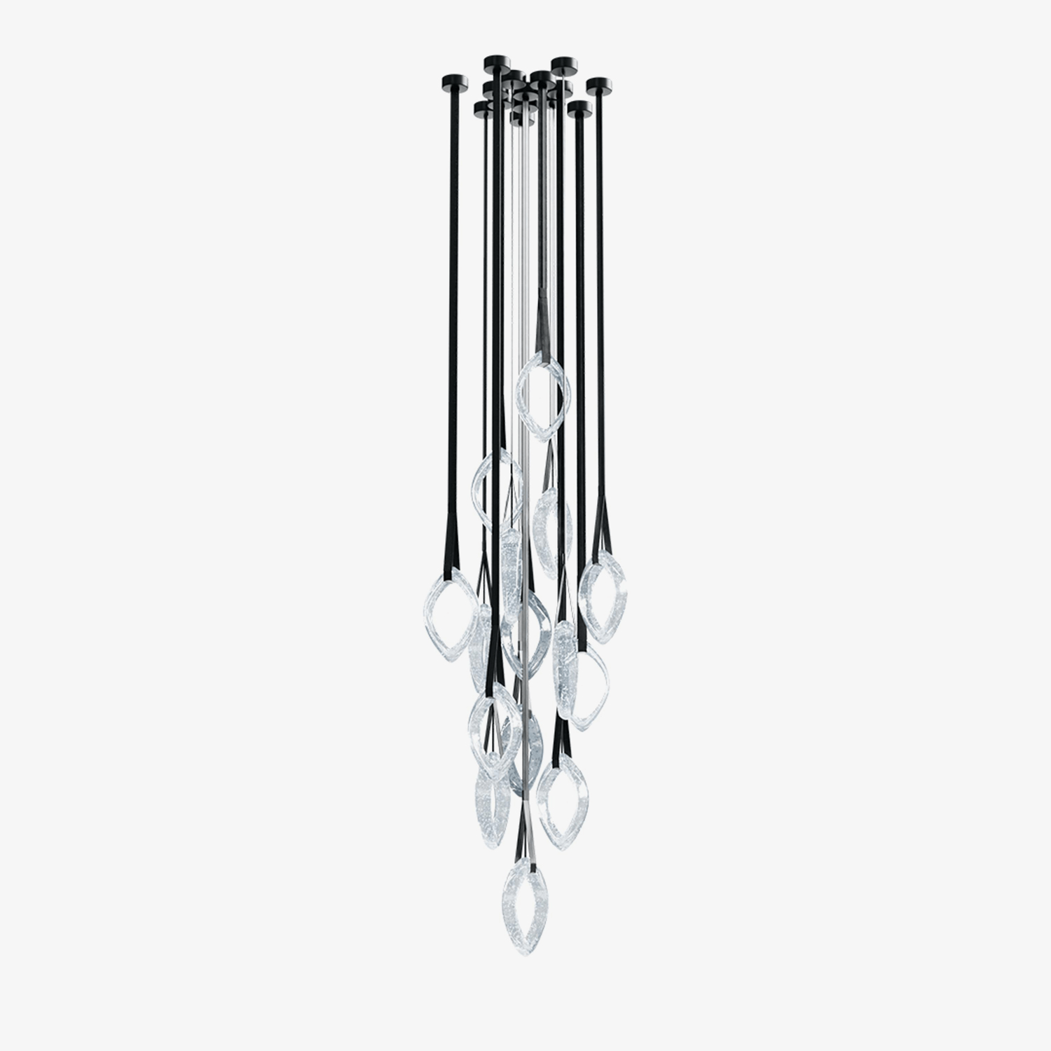 Origin Glass Leaf Chandelier - Loonglight
