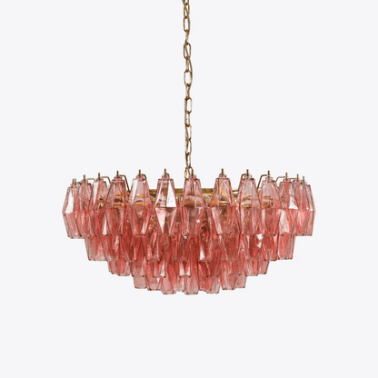 Rosetta Prism Murano Chandelier - Loonglight