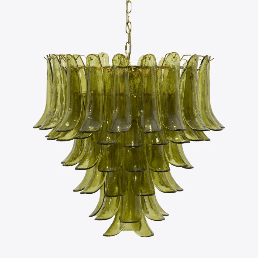 Green Petalo Chandelier - Loonglight