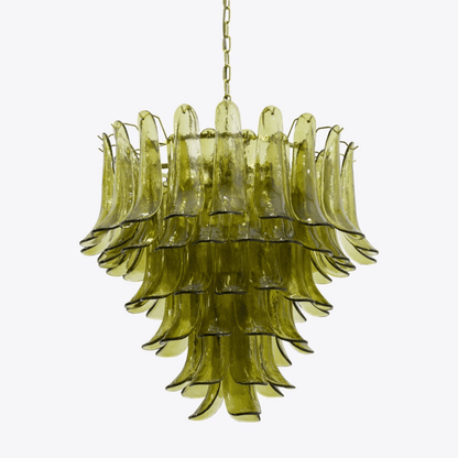 Green Petalo Chandelier - Loonglight