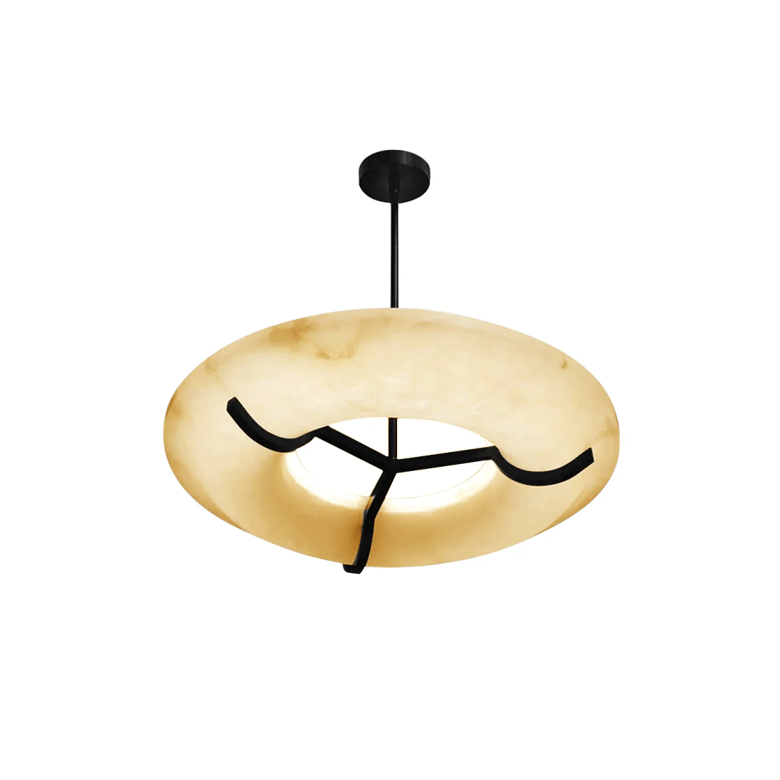 Modern Luna Marbre Chandelier - Loonglight