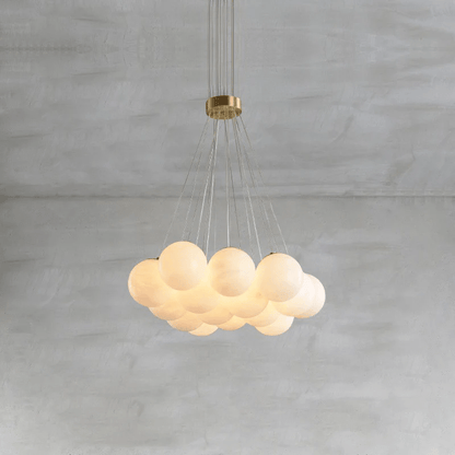 Alabaster Balls Chandelier - Loonglight