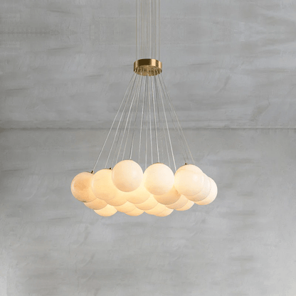 Alabaster Balls Chandelier - Loonglight