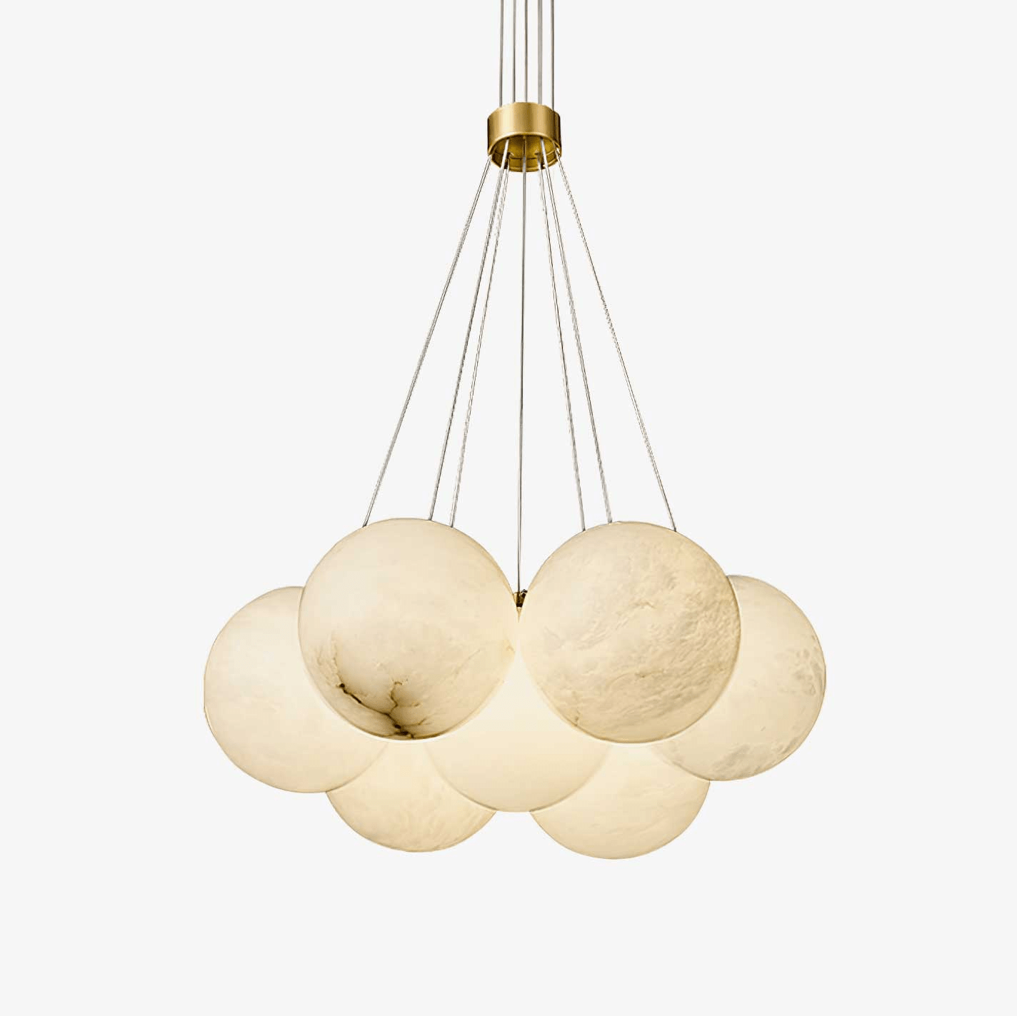 Alabaster Balls Chandelier - Loonglight