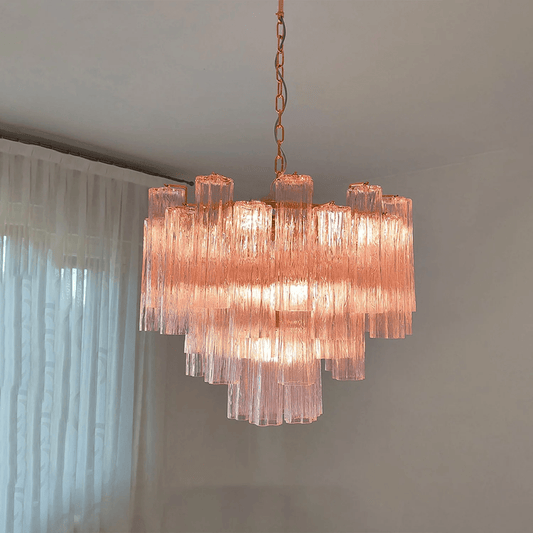 Murano Floral Tube Chandelier - Loonglight