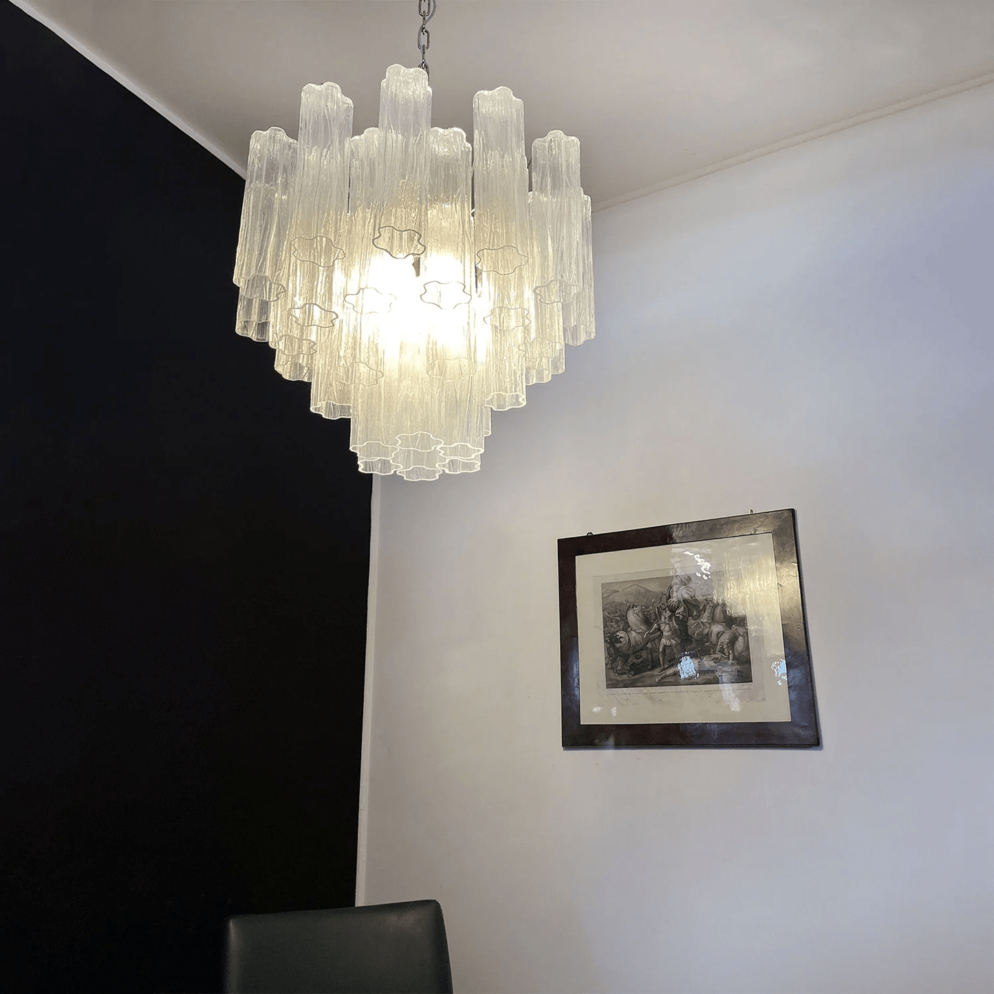 Murano Floral Tube Chandelier - Loonglight