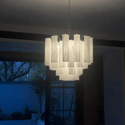 Murano Floral Tube Chandelier - Loonglight