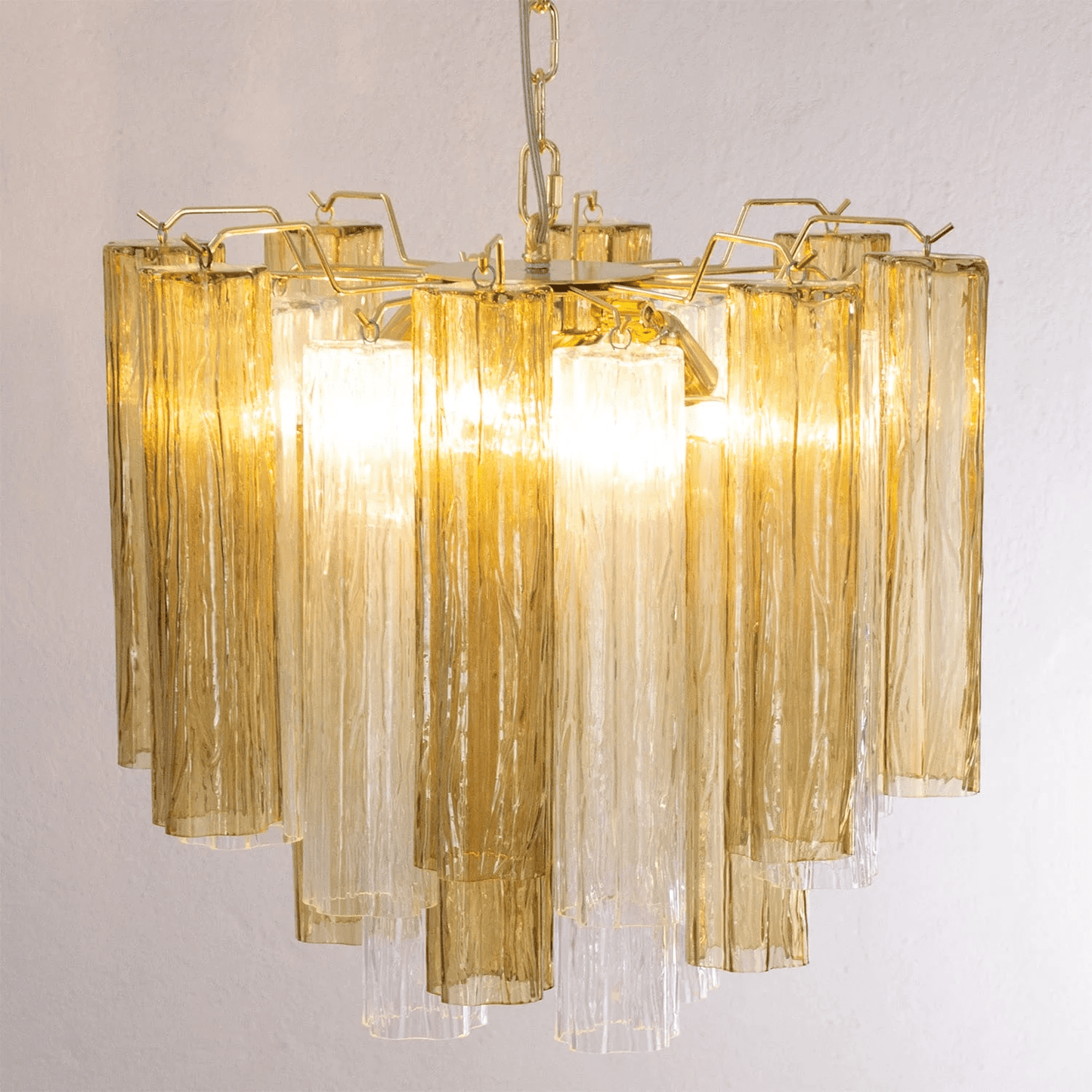Murano Floral Tube Chandelier - Loonglight